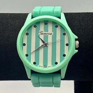 Striped Turquoise Men's Watch